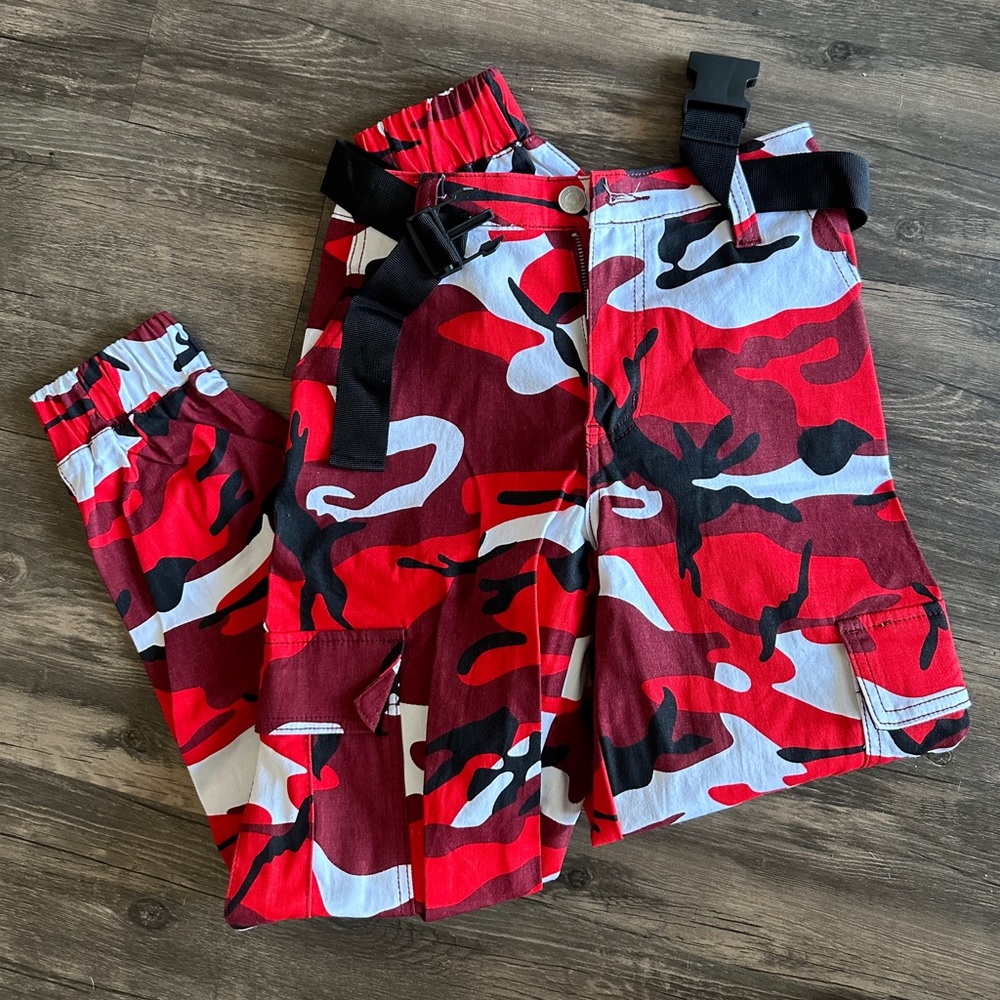 Rue 21 red cargo pants